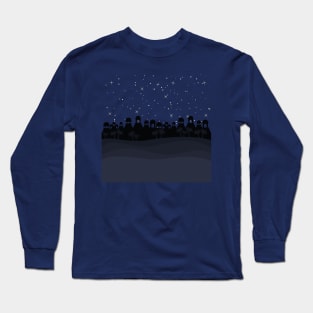Starry Desert Night of Bethlehem Long Sleeve T-Shirt